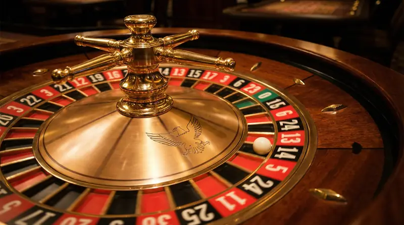 Rueda de ruleta girando en Betinia México